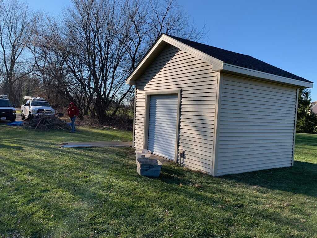 residential vinyl siding replacement in st charles il shed after