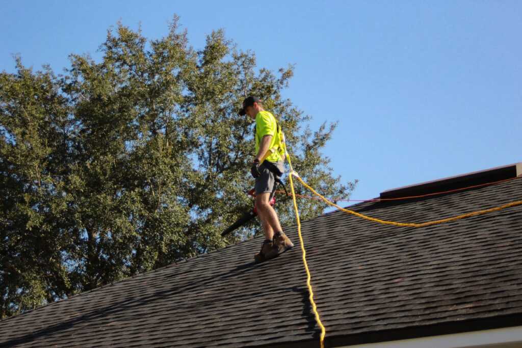 Professional roofer